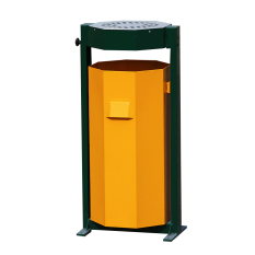 Vonkajší odpadkový kôš s popolníkom 60l