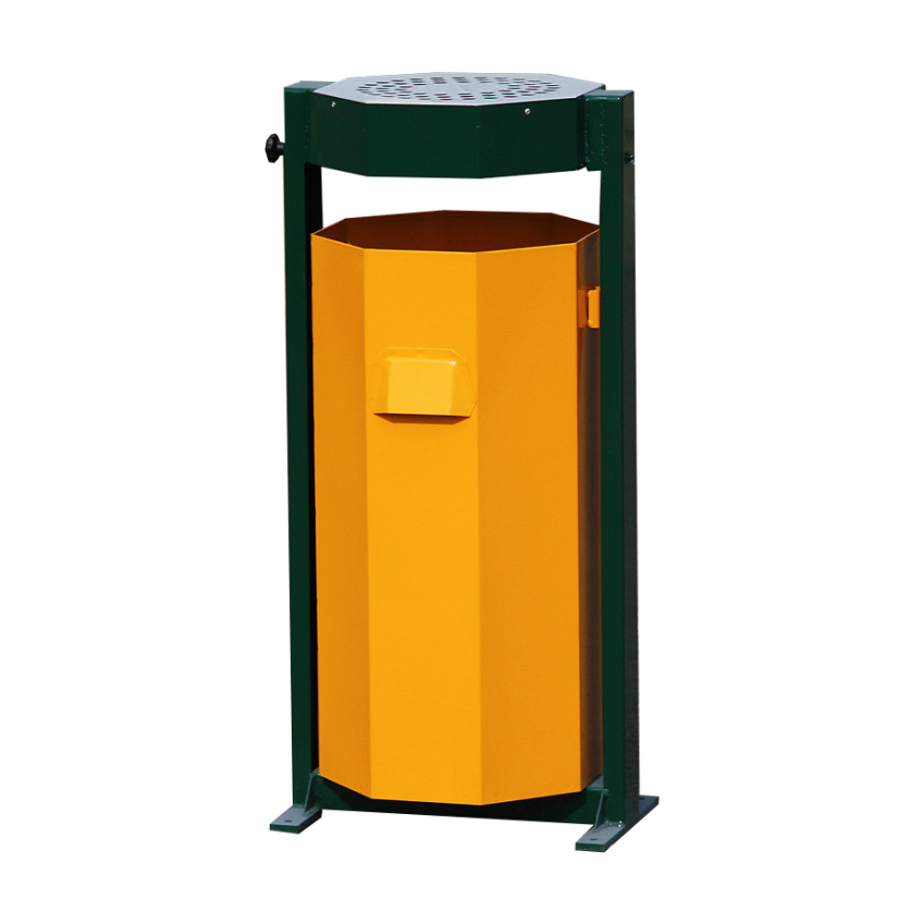 Vonkajší odpadkový kôš s popolníkom 60l